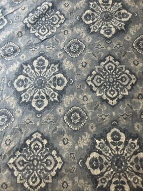 Pottery Barn Giovanni Medallion Blue Queen Duvet Cover